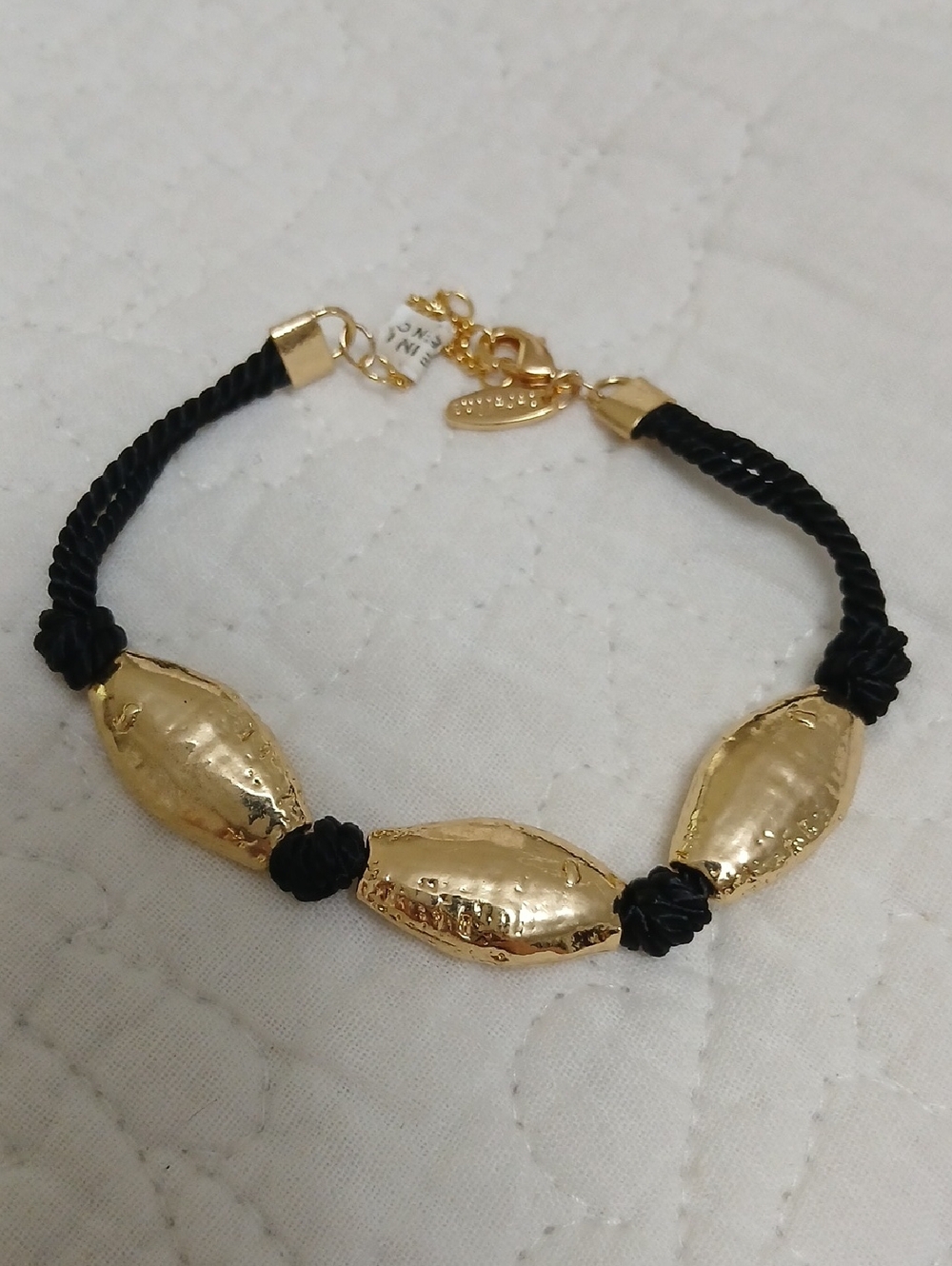 Anthropologie Western Beaded Cord Bracelet